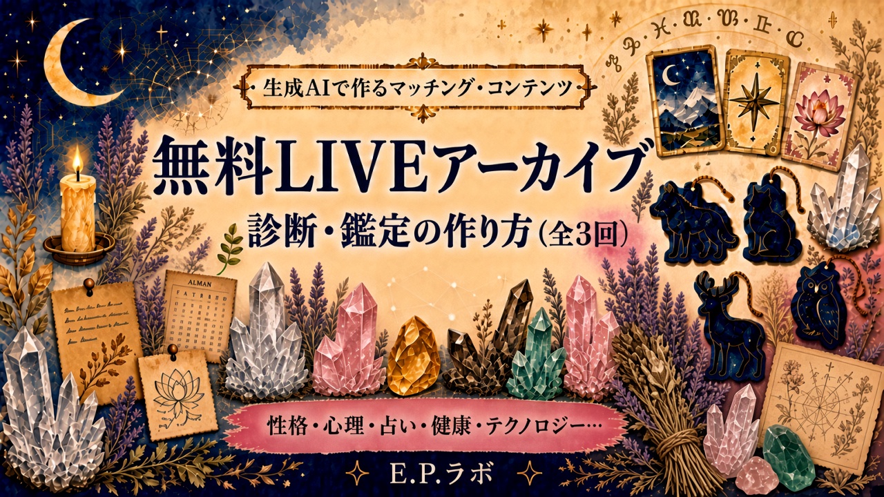 あなたの専門知識を、「受けてみたい」と言われる診断に