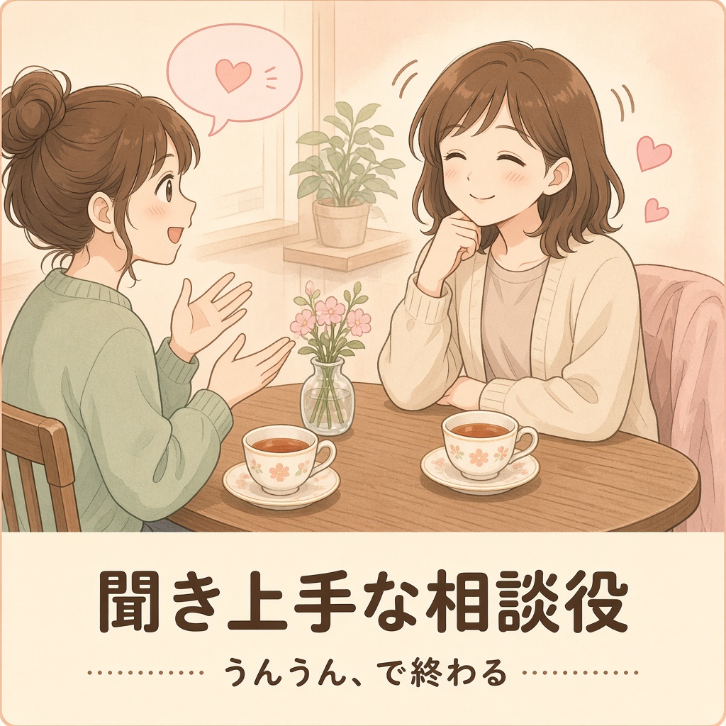 聞き上手な相談役タイプ