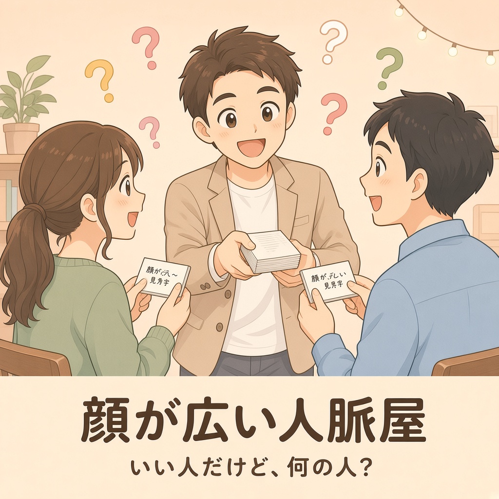顔が広い人脈屋タイプ
